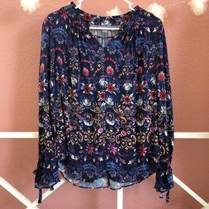 Laura Scott Floral Blouse
